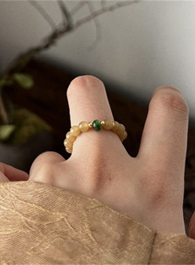 大仙的串儿转运珠弹力小戒指