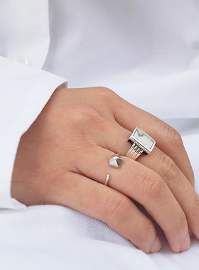 LFLM新款高级感戒指不规则小众设计戒女潮牌女简约百搭款食指套戒