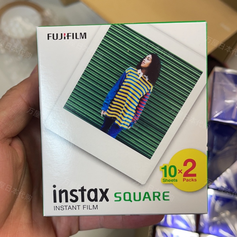 日本代购富士instax SQUARE方形相纸拍立得胶片SQ1/SQ6/SQ20现货-图0