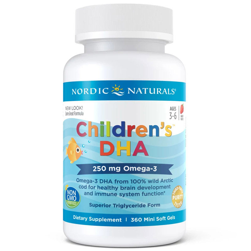 美国挪威小鱼dha鱼油宝宝咀嚼胶囊 NordicNaturals海外DHA/核桃油
