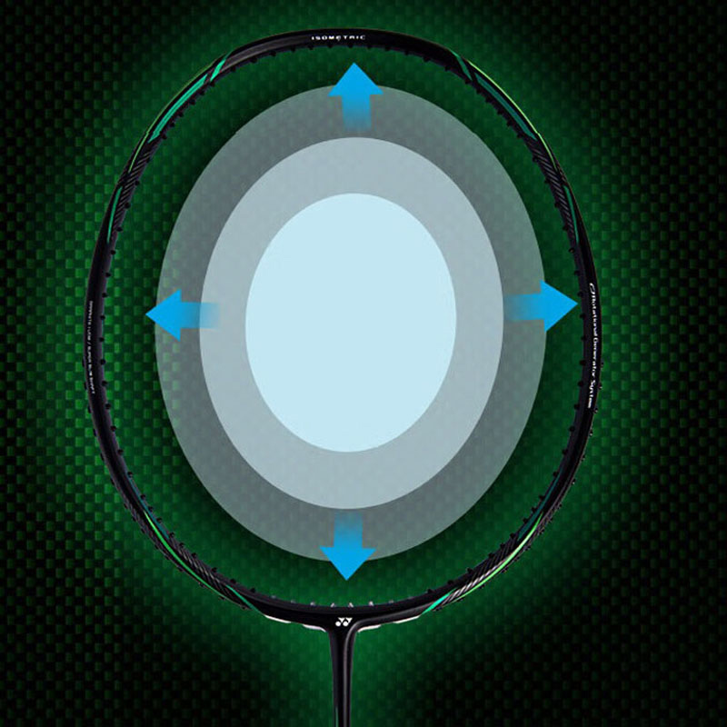 YONEX尤尼克斯AXNT黑绿4U5空拍羽毛球拍新设计天斧黑切全碳进攻-图2