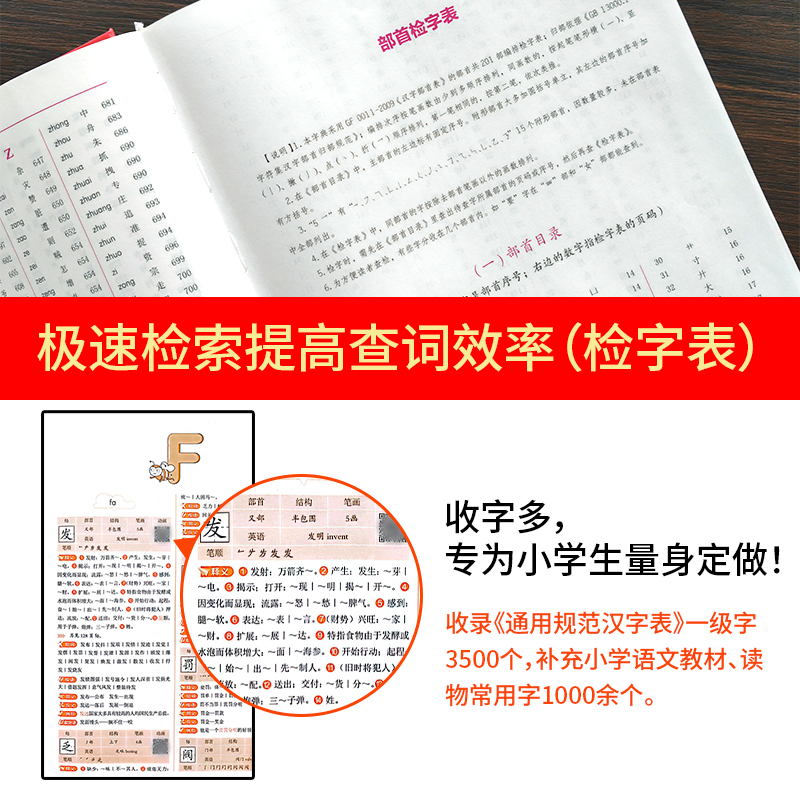 2024年新版小学生初中生全功能动画字典全新版 可扫码认汉字趣味多功能儿童训练大字典专用解释书中华现代汉语词语工具书新华字典