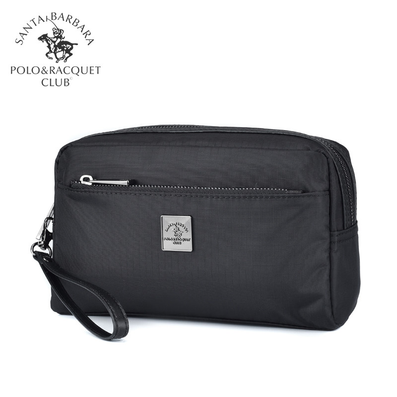 圣大保罗男士休闲大容量帆布手拿包 圣大保罗晨雅迪男士包袋