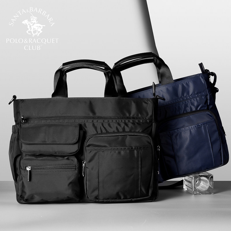 圣大保罗手提包单肩斜挎牛津布男包 圣大保罗晨雅迪男士包袋