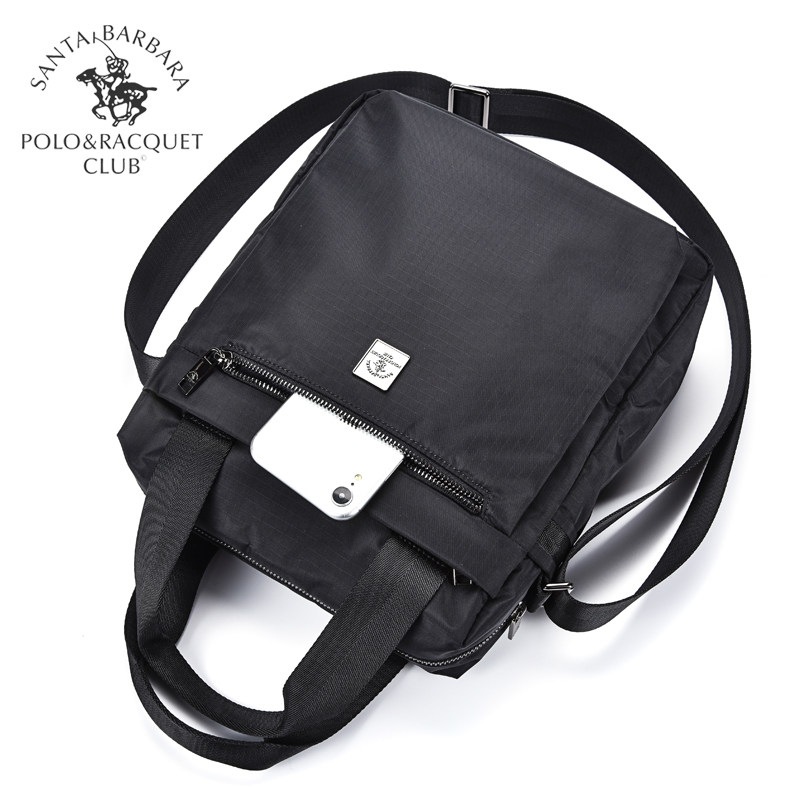 圣大保罗休闲大容量手提竖款斜挎包 圣大保罗晨雅迪男士包袋