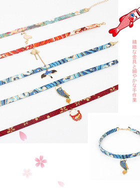 少女心和风日式项圈锁骨链