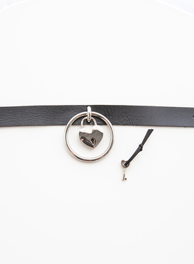 日系喉结饰品爱心百搭项圈锁骨链