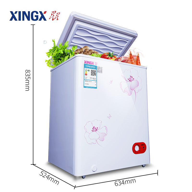 冷柜冰柜家用小型迷你冷藏冷冻节能单温柜 106E BC BD 星星 XINGX 冷柜冰柜家用小型迷你冷藏冷冻节能单温柜 106E BC BD 星星 XINGX