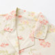 Dingguagua ladies lapel cardigan ພິມ pajamas ຝ້າຍ