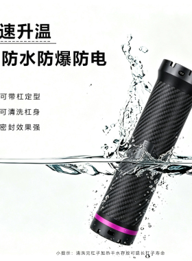 碳纤纹单孔杠法式烫羊毛卷大波浪