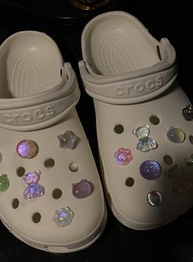 crocs洞洞鞋鞋花鞋扣鞋面装饰
