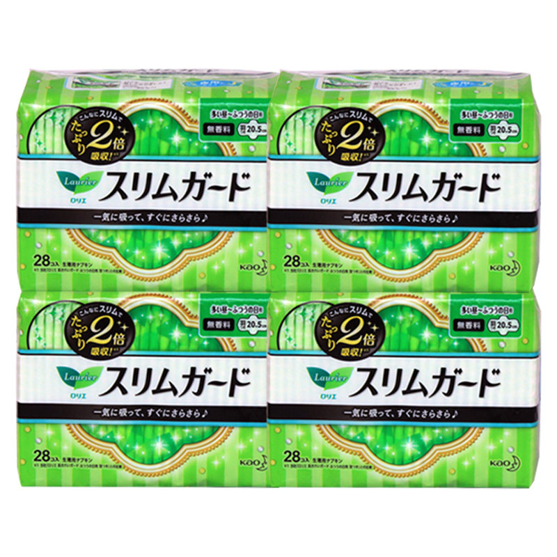 kao /日本进口乐而雅日用护翼超薄 喜尔乐家居卫生巾