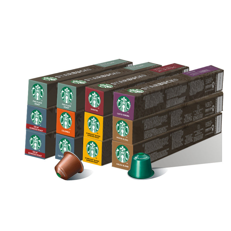 官方星巴克nespresso胶囊黑咖啡 咖天下食品胶囊咖啡