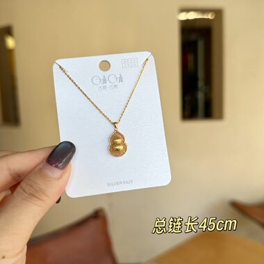 古丽古丽s925纯银新款项链小众设计感高级轻奢气质锁骨链08419