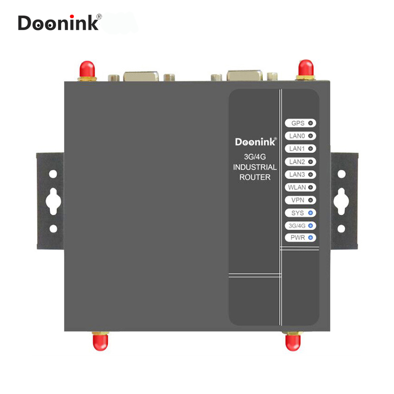 Doonink品牌 4G工业无线路由器三网通可插卡有线/4G自动切换端口映射CPE串口RS232透传智能稳定支持专网 - 图0