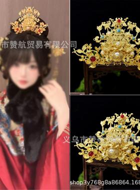 兰香如故同款发饰发簪明制发冠宋制百搭发冠发冠新娘汉服优雅
