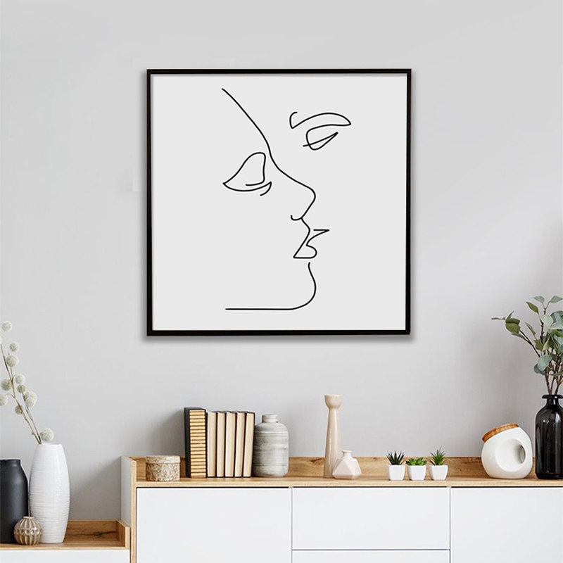 空白黑色相框正方形窄边空框铝合金画框装裱金属方形框架挂墙定制,淘宝优惠券,粉丝福利购,淘宝优惠卷