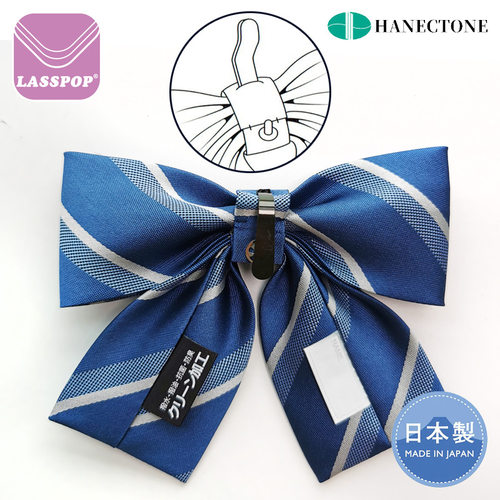 HANECTONE日本JK制服平角领结便携搭扣款无带领花羽根巾校服配饰 - 图2