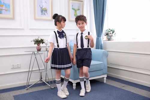 六一儿童节演出服小学生大合唱表演服男女童背带裤幼儿园校服现货 - 图1
