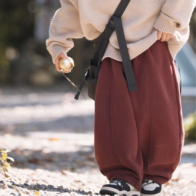 男童加绒裤子冬季2024新款儿童时髦帅气秋冬加厚中大童一体绒长裤,淘宝优惠券,粉丝福利购,淘宝优惠卷