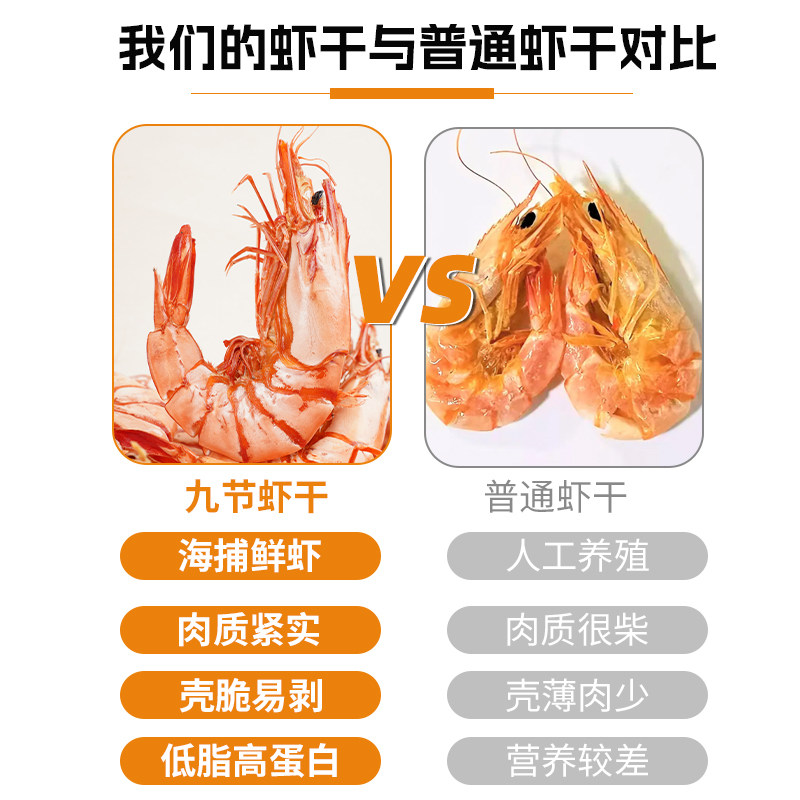 开袋即食特大号虾干货熟食烤虾九节虾斑节虾孕妇儿童海鲜零食对虾,淘宝优惠券,粉丝福利购,淘宝优惠卷