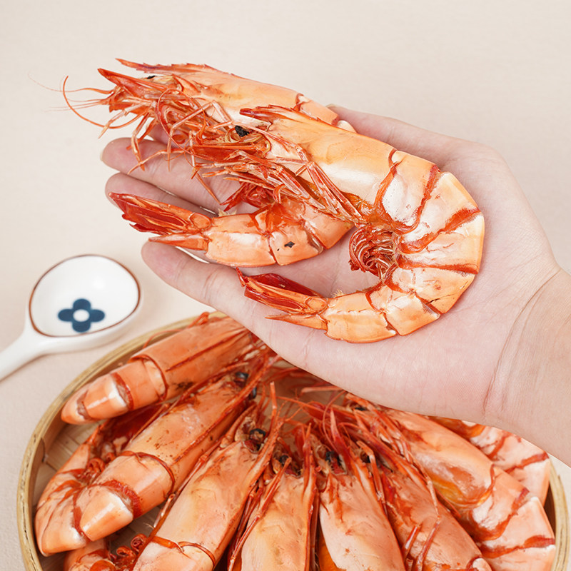 开袋即食特大号虾干货熟食烤虾九节虾斑节虾孕妇儿童海鲜零食对虾,淘宝优惠券,粉丝福利购,淘宝优惠卷