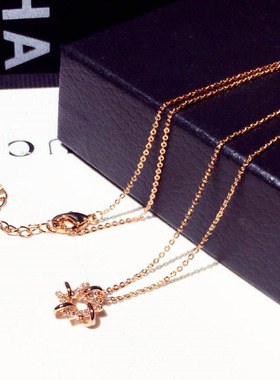 小众环绕星夜项链女轻奢高级感