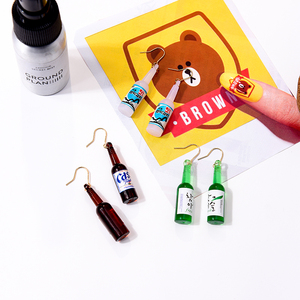 小酒瓶子耳环创意耳坠