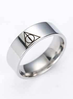 哈利波特钛钢魔法学院周边戒指