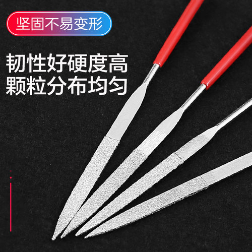 吉他DIY维修指套琴枕琴桥品丝打磨用锉刀工具包吉他护理保养套装 - 图3