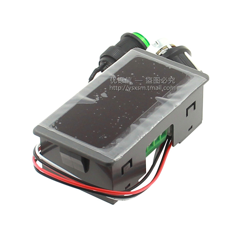 CCM5D数显PWM直流电机调速器6V12V24V无极调速开关控制器显示壳 - 图0