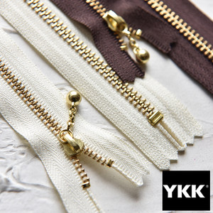 正品吉田YKK金属3号5号金铜闭口拉链手工DIY布艺箱包封口内袋拉链