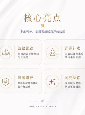 克丽缇娜童妍抗皱保湿贴片面膜