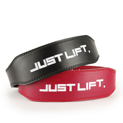JUST LIFT. 真皮可调节运动护腰深蹲硬拉健美举重健身腰带男女款 - 图1