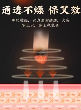 北京同仁堂艾条纯艾十年陈艾草艾绒艾柱随身灸家用正品无烟灸熏棒