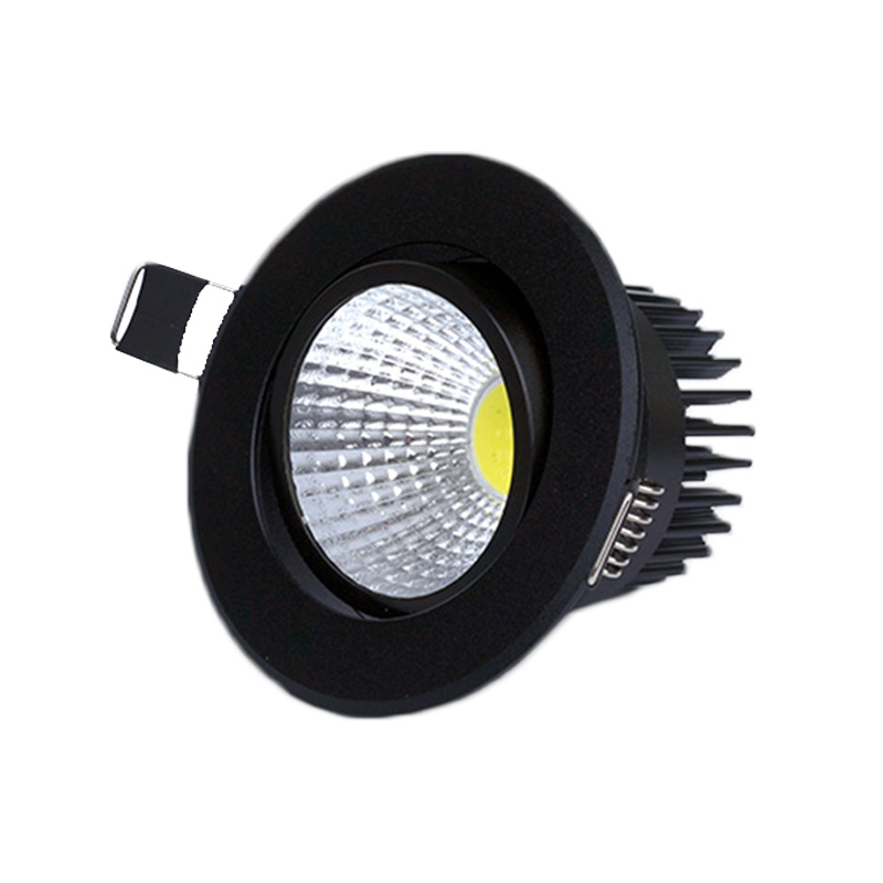 黑色led射灯筒灯可调天花灯3W5W7W客厅孔灯6.5 7.5cm公分65 75mm - 图3