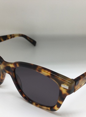 WARBY PARKER Everett235 玳瑁色手工板材方形太阳眼镜架通用墨镜