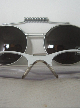 中古九十年代SWATCH FMG SWITZERLAND圆太阳眼镜男女通用墨镜