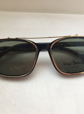 vinyl factory Allsopp 蓝色板材方形框近视眼镜架夹片墨镜太阳镜