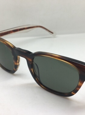 vintage棕色手工板材复古太阳镜男女通用墨镜