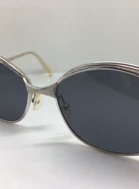 70年代Vintage Hawyel 132 AIDA 银色个性蝶形太阳镜 墨镜国外回