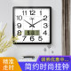 Combas wall clock living room square modern simple