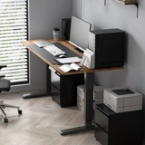 Vancar Electric Lift Desk Stand -Up Computer Desk Homevtop Desktop Desk Mobile Desk Mobile Desk Desk Learning Stable