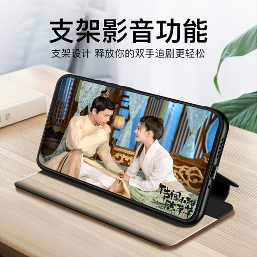 适用于荣耀60手机壳荣耀70pro保护套翻盖式华为50pro外壳男女新款50se全包防摔70pro+素皮曲面硅胶por0个性5g - 图1