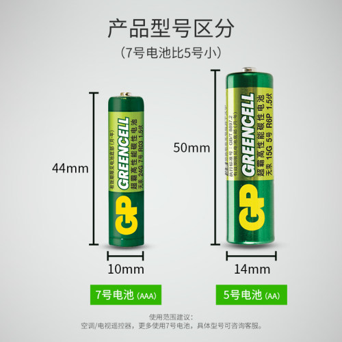 超霸碳性电池5号挂钟炭R6P五号钟表专用闹钟高性能时钟酸性大全 - 图0