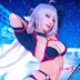 {甜心 家} FGO Jude Alter Black Jude Fate phiên bản tóc dài + tóc giả cosplay tóc ngắn - Cosplay