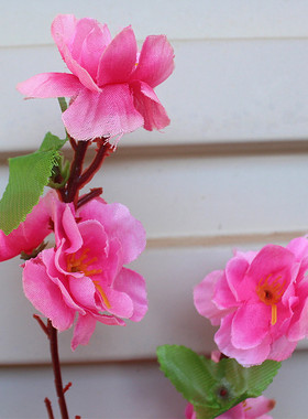 包邮腊梅梅花单支假花仿真花塑料