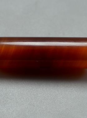 高古战汉老红玛瑙管缠丝古珠真品古董项饰玉器搭配珠单管包老开门