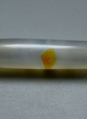 辽金宋元中古古珠老珠冰糖白玛瑙管勒子挂坠真品古董佩饰包老放漏