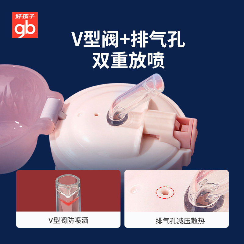 好孩子儿童保温杯幼儿园吸管杯婴儿宝宝喝水杯子6个月以上1一3岁2,淘宝优惠券,粉丝福利购,淘宝优惠卷